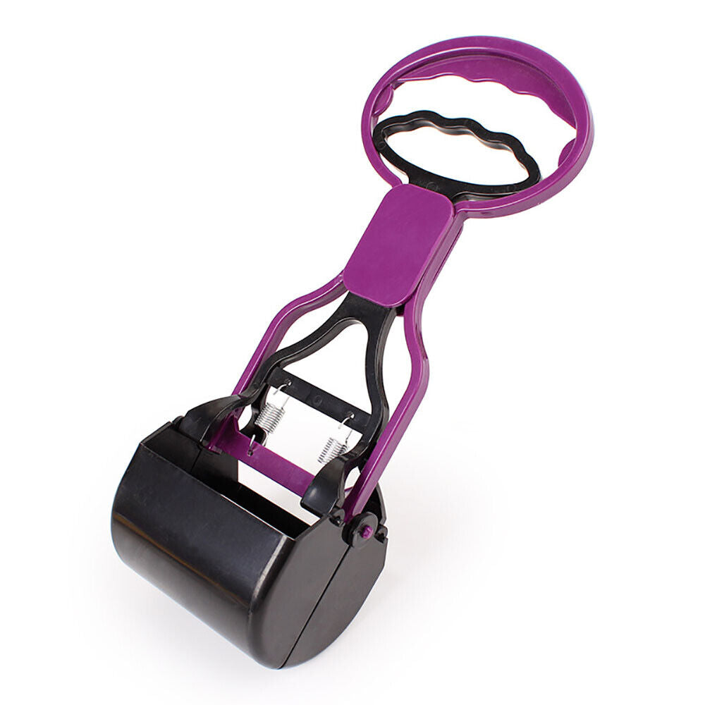 Poop Scoop Pet Dog Waste Pickup Pooper Walking Poo Grabber Picker Scooper
